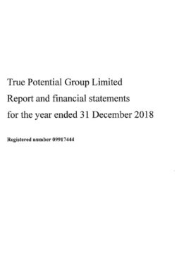 True Potential Group Ltd – 2018